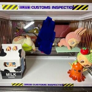 Display Case plus all 4 Toy Figures